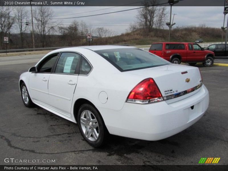Summit White / Gray 2010 Chevrolet Impala LT