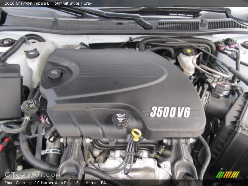 Summit White / Gray 2010 Chevrolet Impala LT