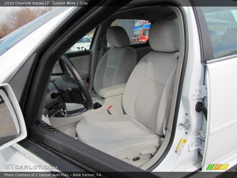 Summit White / Gray 2010 Chevrolet Impala LT
