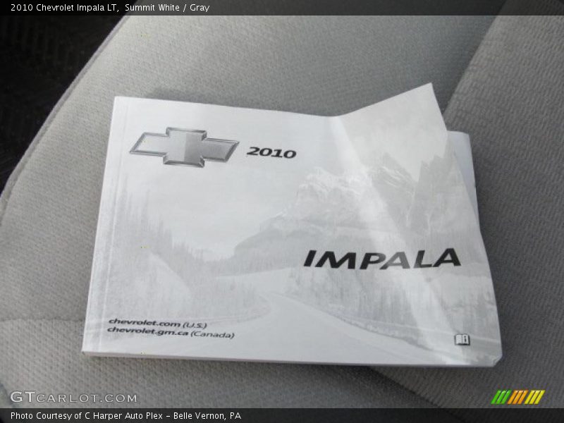 Summit White / Gray 2010 Chevrolet Impala LT