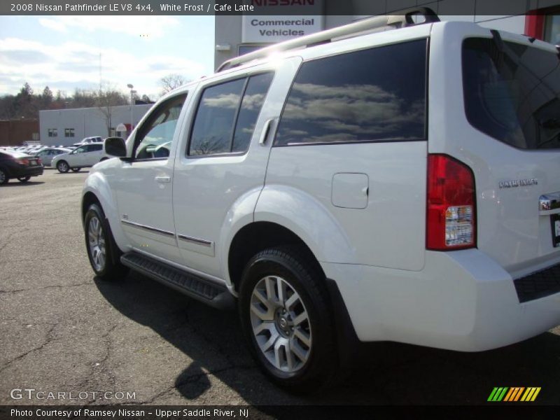 White Frost / Cafe Latte 2008 Nissan Pathfinder LE V8 4x4