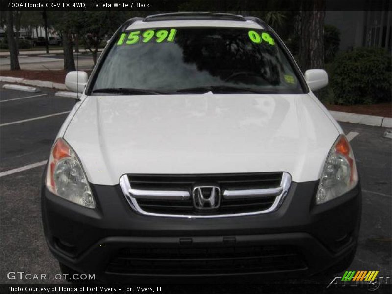 Taffeta White / Black 2004 Honda CR-V EX 4WD