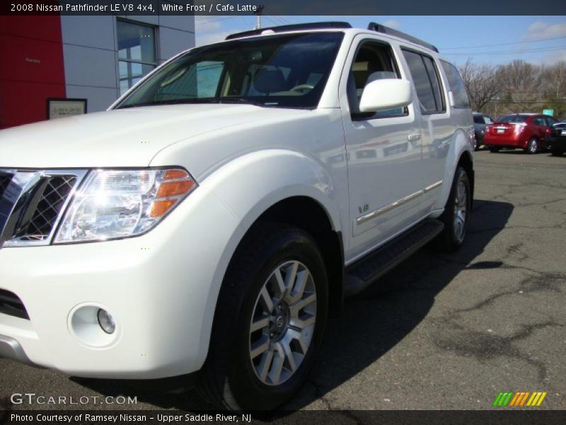 White Frost / Cafe Latte 2008 Nissan Pathfinder LE V8 4x4