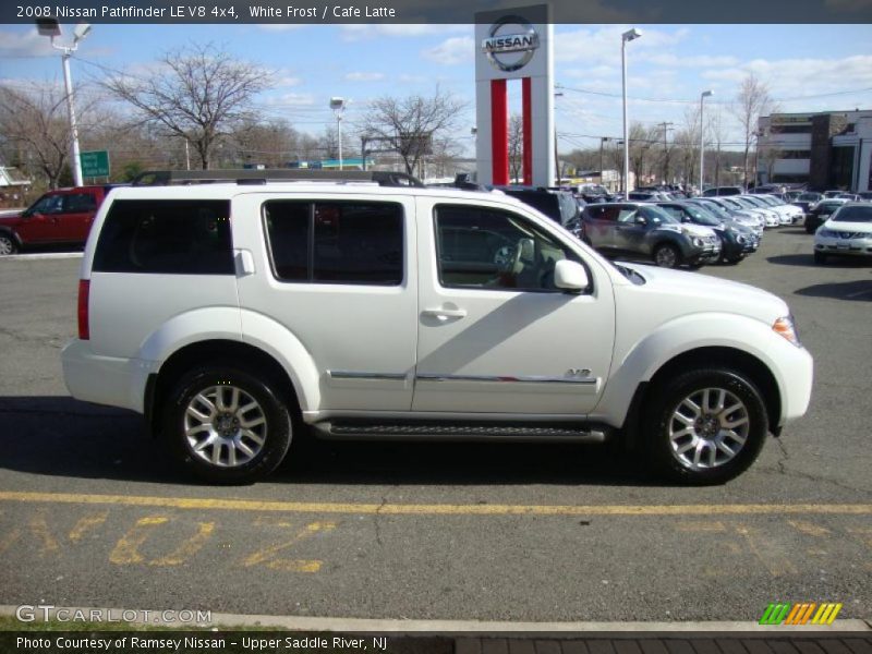 White Frost / Cafe Latte 2008 Nissan Pathfinder LE V8 4x4