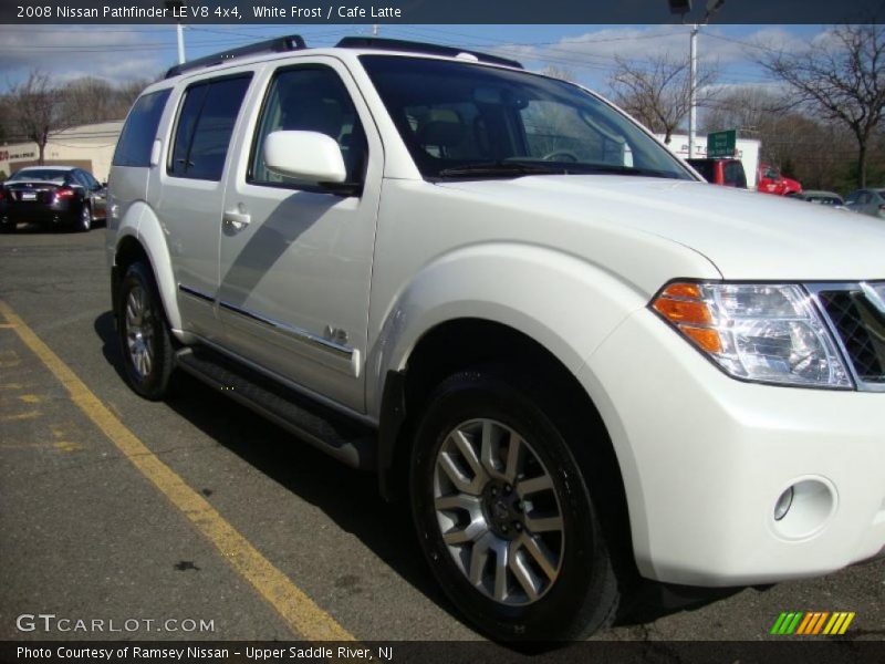 White Frost / Cafe Latte 2008 Nissan Pathfinder LE V8 4x4