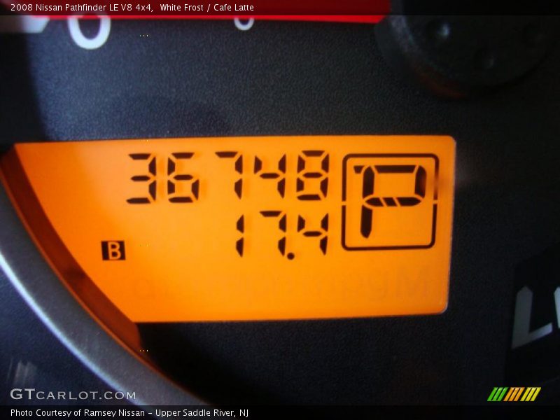 White Frost / Cafe Latte 2008 Nissan Pathfinder LE V8 4x4