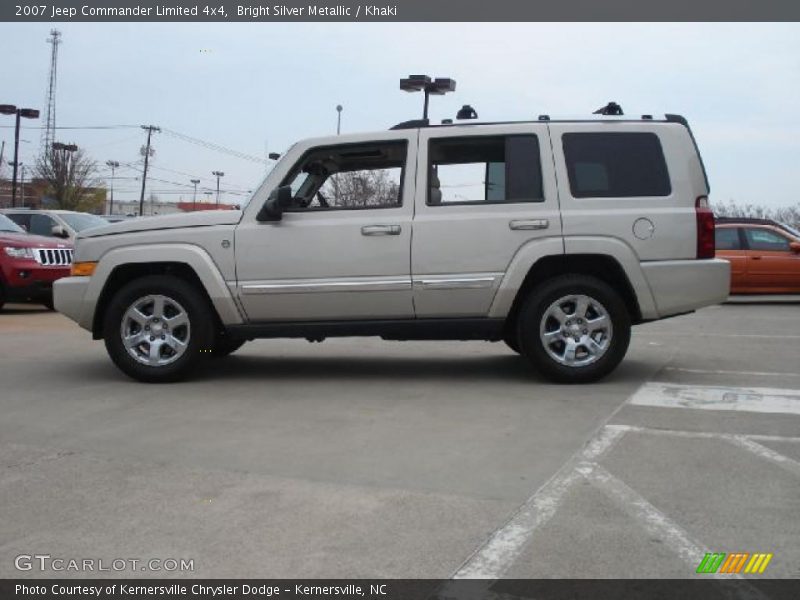 Bright Silver Metallic / Khaki 2007 Jeep Commander Limited 4x4