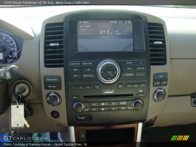 Controls of 2008 Pathfinder LE V8 4x4