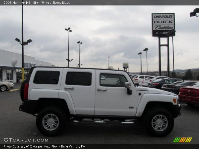 Birch White / Ebony Black 2008 Hummer H3