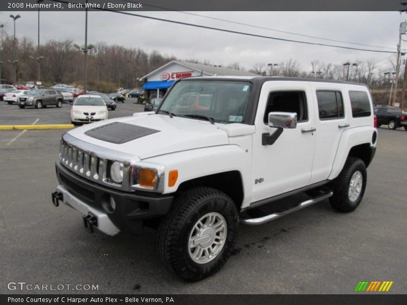 Birch White / Ebony Black 2008 Hummer H3