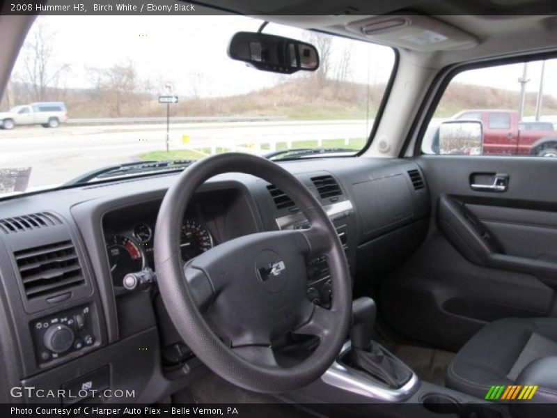 Birch White / Ebony Black 2008 Hummer H3