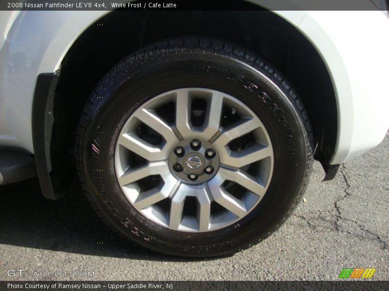 White Frost / Cafe Latte 2008 Nissan Pathfinder LE V8 4x4