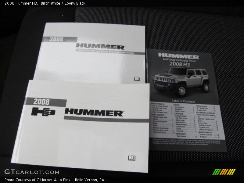 Birch White / Ebony Black 2008 Hummer H3