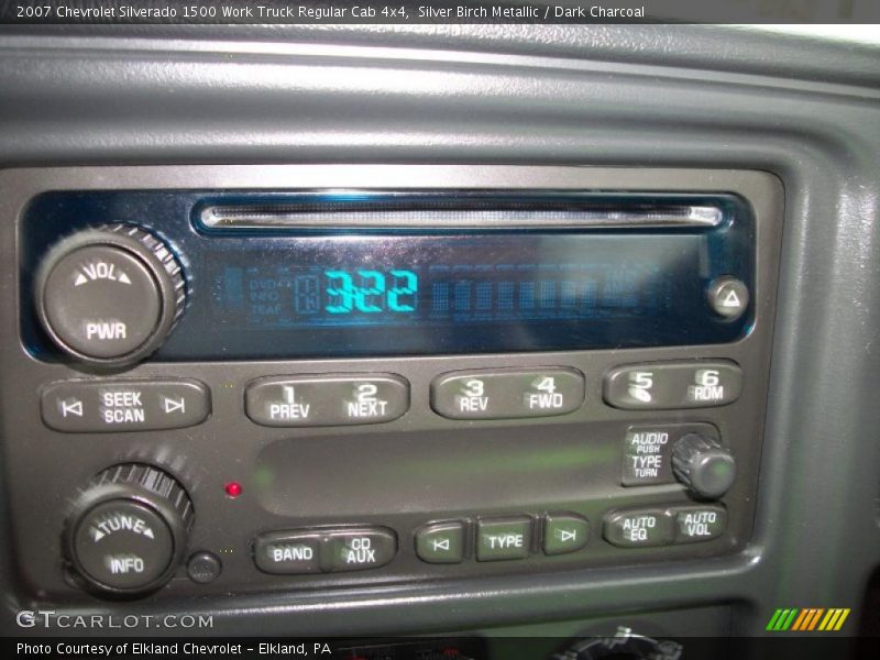 Controls of 2007 Silverado 1500 Work Truck Regular Cab 4x4