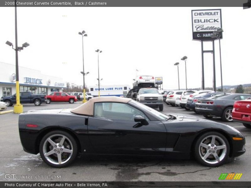 Black / Cashmere 2008 Chevrolet Corvette Convertible