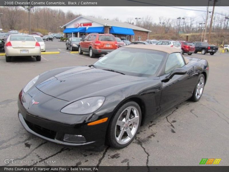 Front 3/4 View of 2008 Corvette Convertible