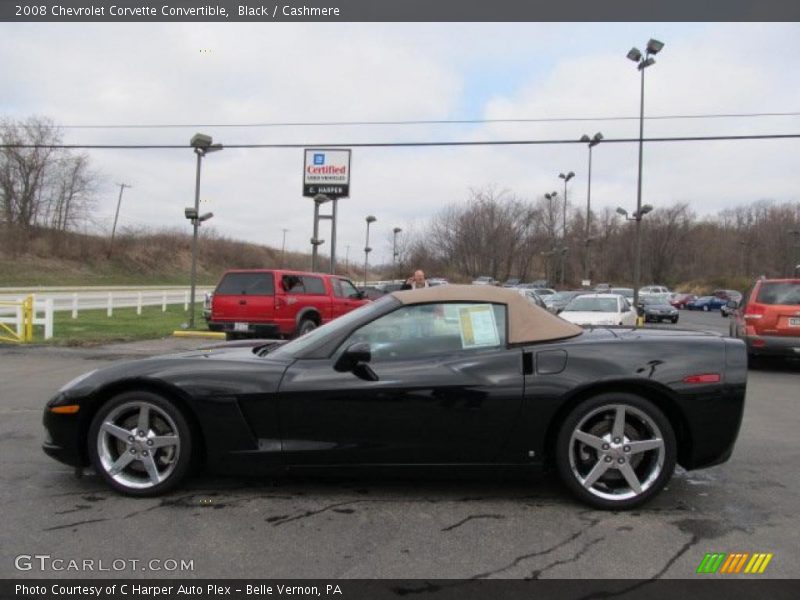 Black / Cashmere 2008 Chevrolet Corvette Convertible