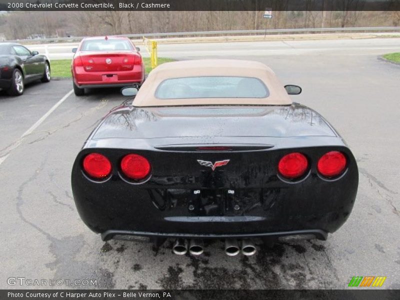 Black / Cashmere 2008 Chevrolet Corvette Convertible