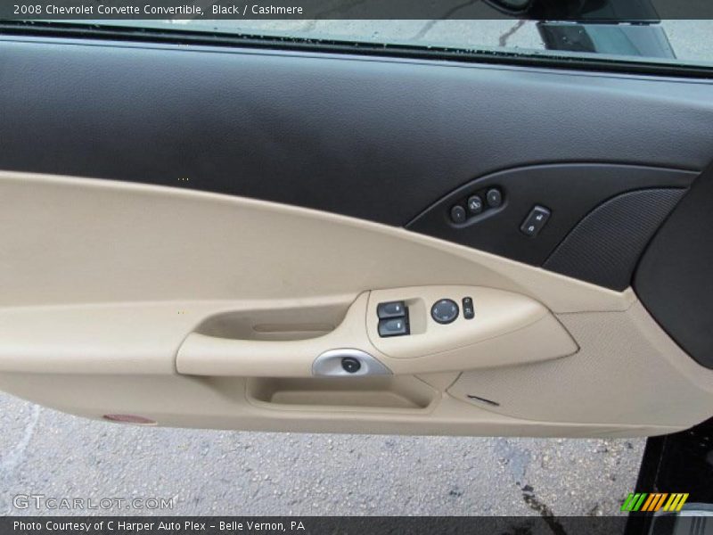 Black / Cashmere 2008 Chevrolet Corvette Convertible