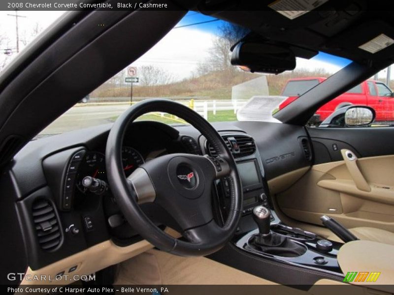  2008 Corvette Convertible Cashmere Interior
