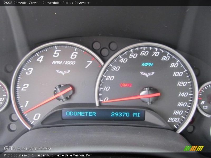  2008 Corvette Convertible Convertible Gauges