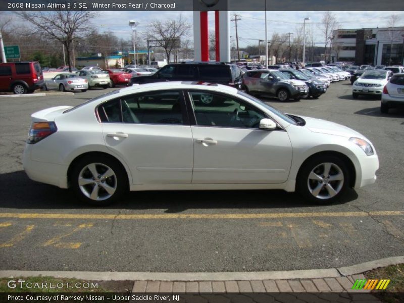 Winter Frost Pearl / Charcoal 2008 Nissan Altima 3.5 SE
