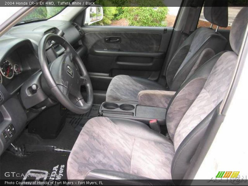 Taffeta White / Black 2004 Honda CR-V EX 4WD