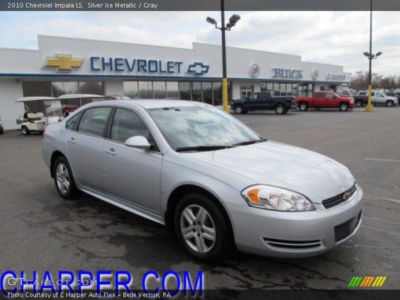 Silver Ice Metallic / Gray 2010 Chevrolet Impala LS