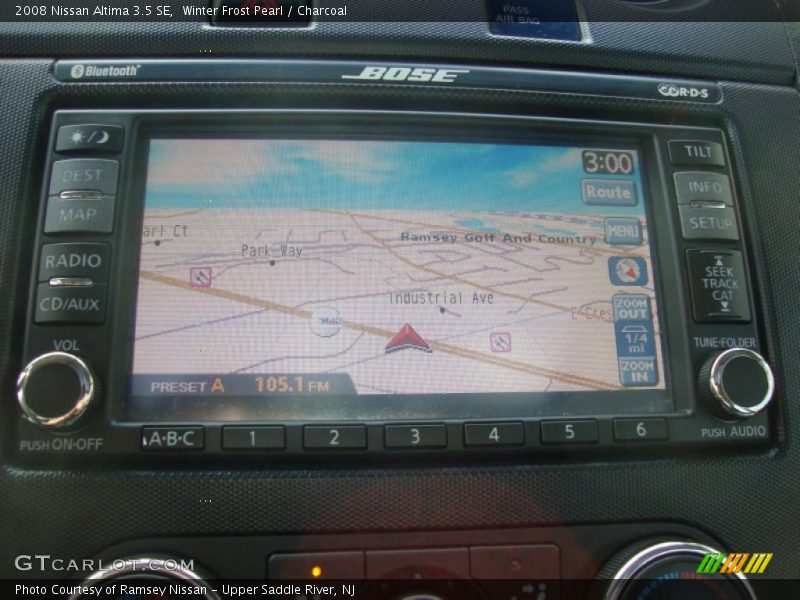 Winter Frost Pearl / Charcoal 2008 Nissan Altima 3.5 SE