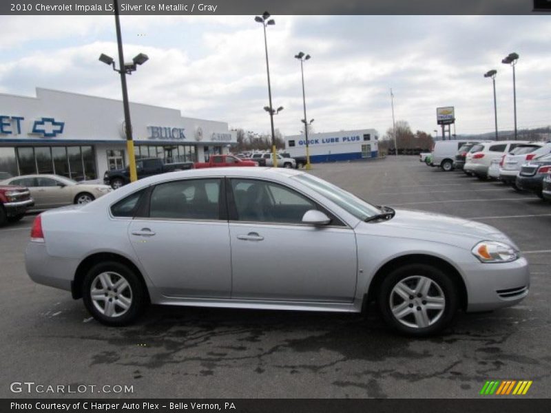 Silver Ice Metallic / Gray 2010 Chevrolet Impala LS