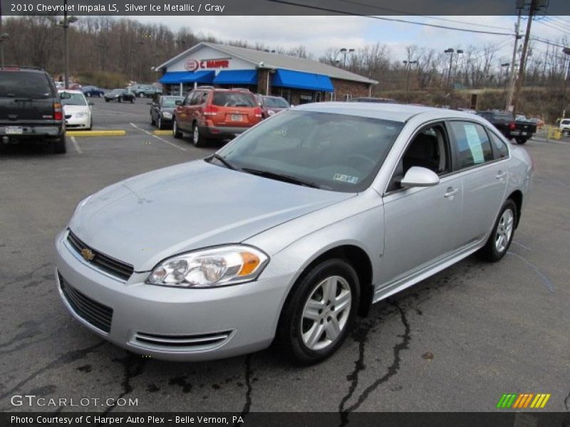 Silver Ice Metallic / Gray 2010 Chevrolet Impala LS
