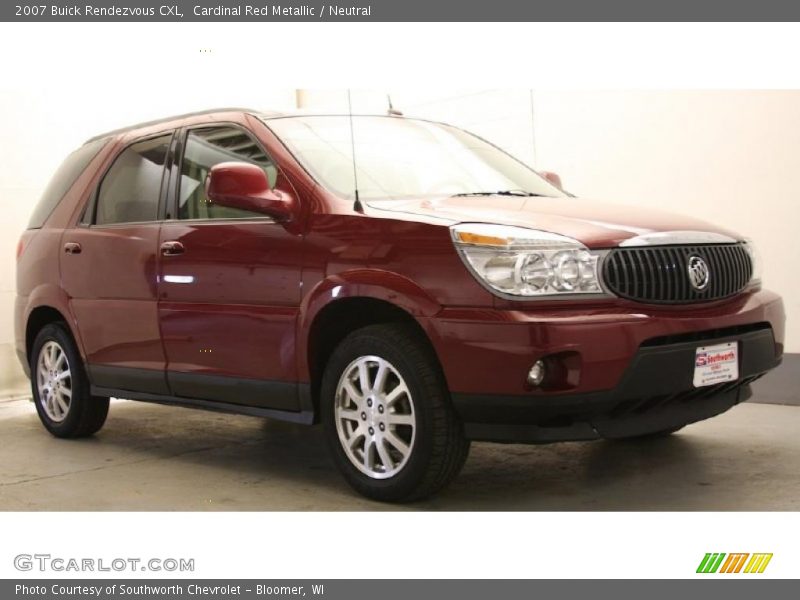 Cardinal Red Metallic / Neutral 2007 Buick Rendezvous CXL