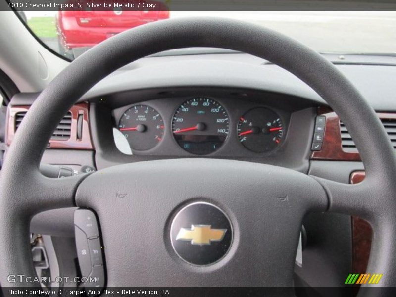 Silver Ice Metallic / Gray 2010 Chevrolet Impala LS