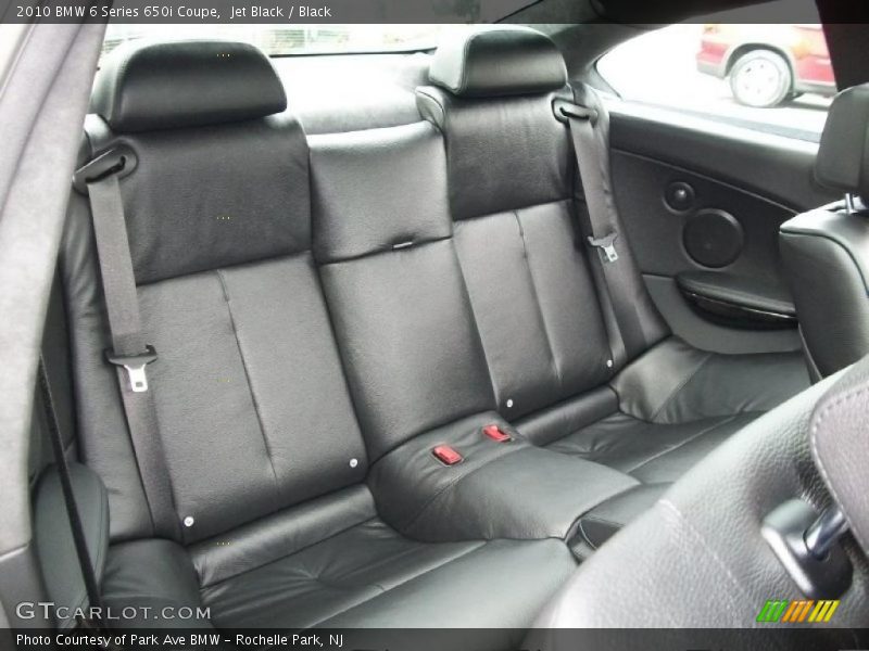  2010 6 Series 650i Coupe Black Interior