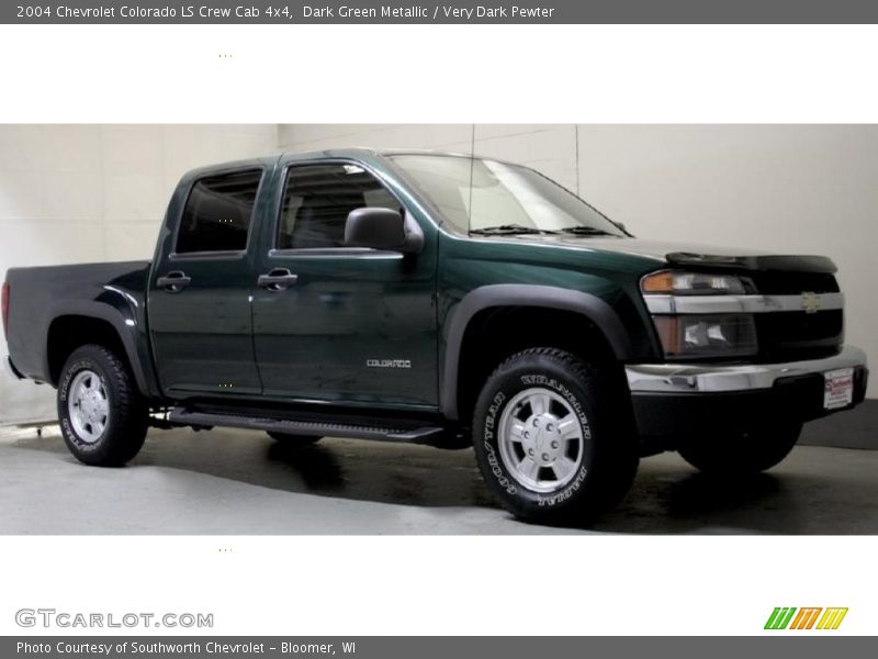  2004 Colorado LS Crew Cab 4x4 Dark Green Metallic