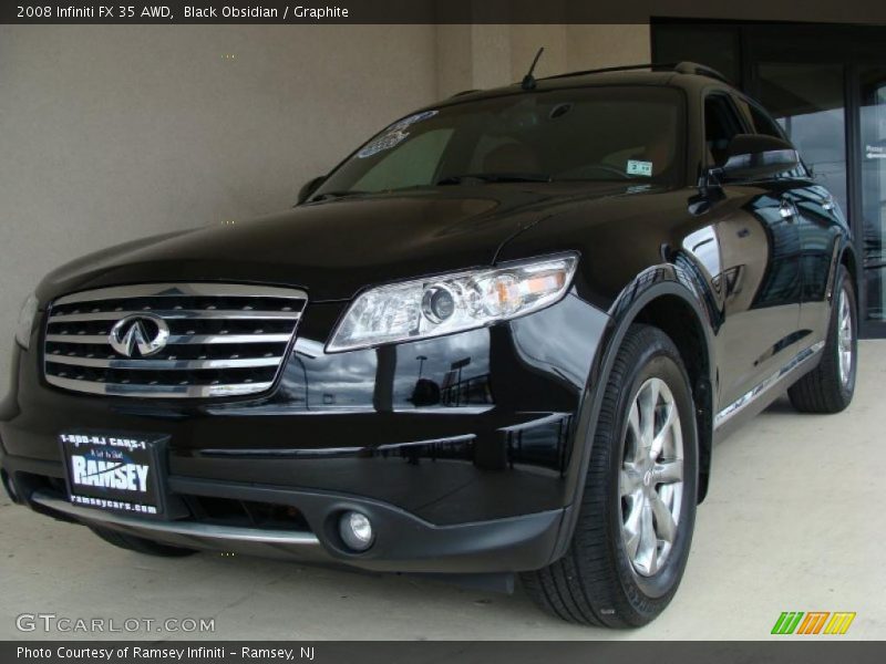 Black Obsidian / Graphite 2008 Infiniti FX 35 AWD