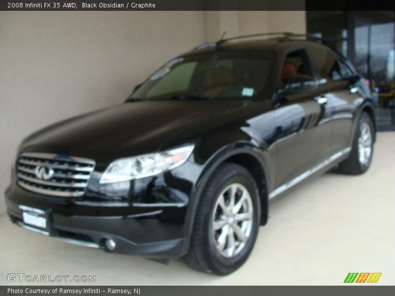 Black Obsidian / Graphite 2008 Infiniti FX 35 AWD