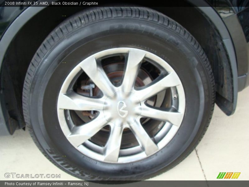 Black Obsidian / Graphite 2008 Infiniti FX 35 AWD