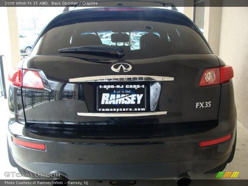 Black Obsidian / Graphite 2008 Infiniti FX 35 AWD