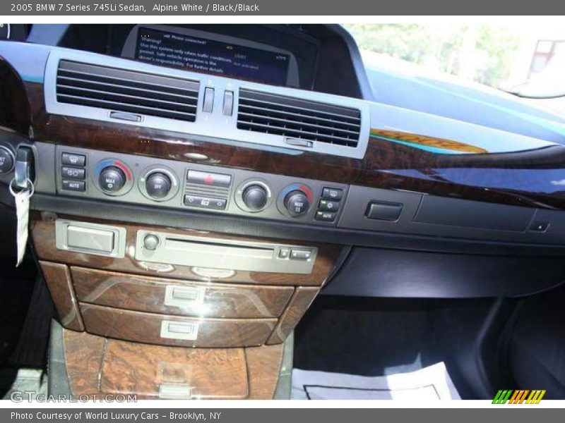 Alpine White / Black/Black 2005 BMW 7 Series 745Li Sedan