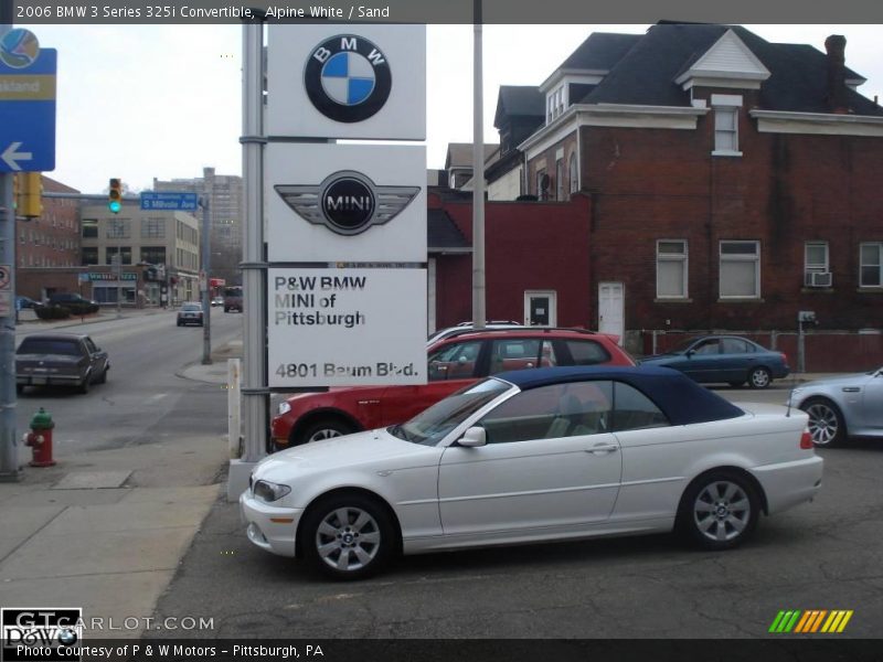 Alpine White / Sand 2006 BMW 3 Series 325i Convertible