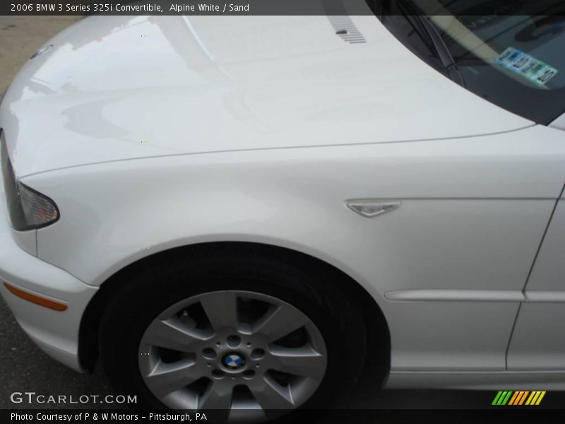 Alpine White / Sand 2006 BMW 3 Series 325i Convertible