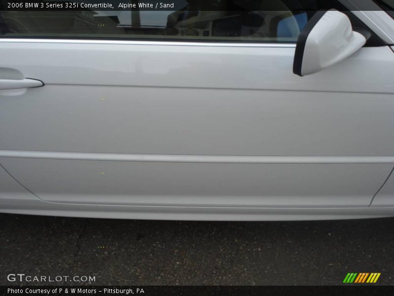 Alpine White / Sand 2006 BMW 3 Series 325i Convertible