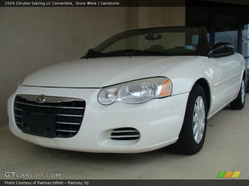 Stone White / Sandstone 2004 Chrysler Sebring LX Convertible