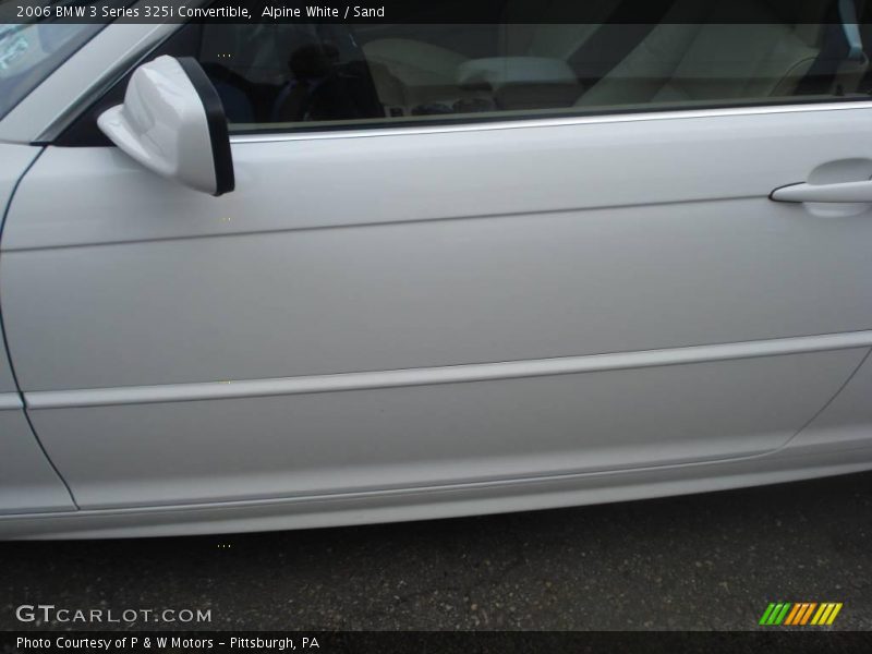 Alpine White / Sand 2006 BMW 3 Series 325i Convertible