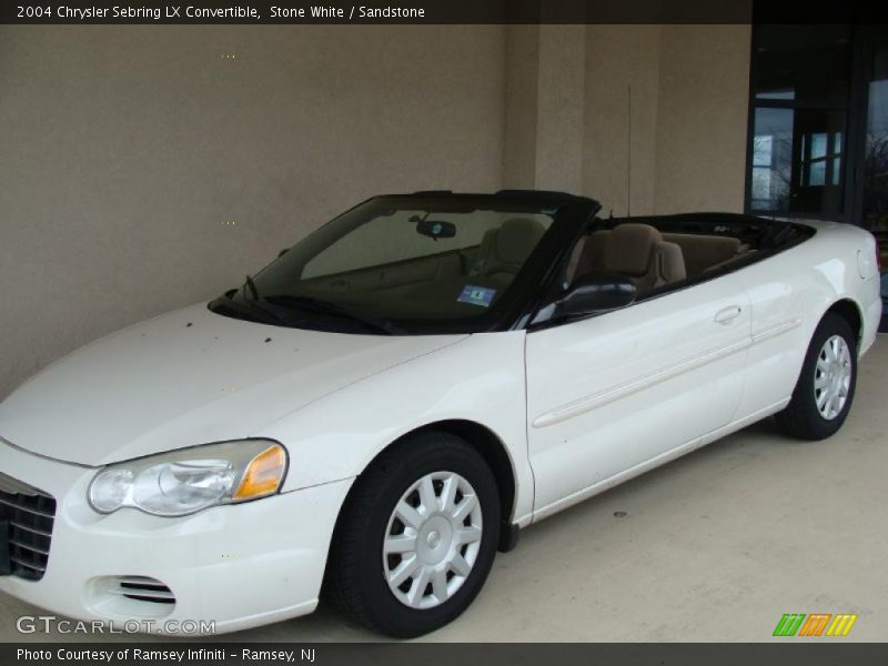 Stone White / Sandstone 2004 Chrysler Sebring LX Convertible
