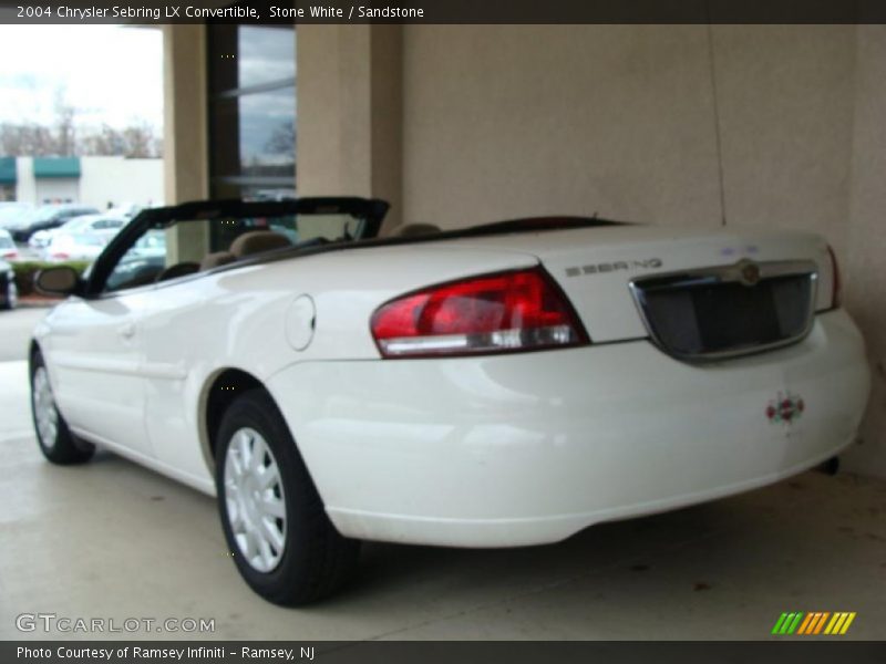 Stone White / Sandstone 2004 Chrysler Sebring LX Convertible