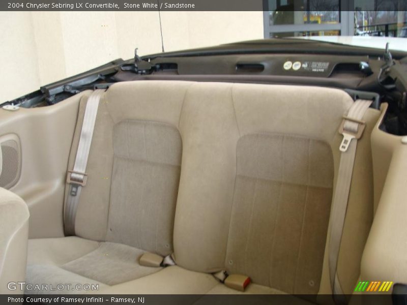 Stone White / Sandstone 2004 Chrysler Sebring LX Convertible