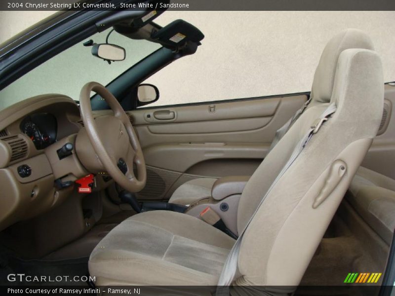 2004 Sebring LX Convertible Sandstone Interior