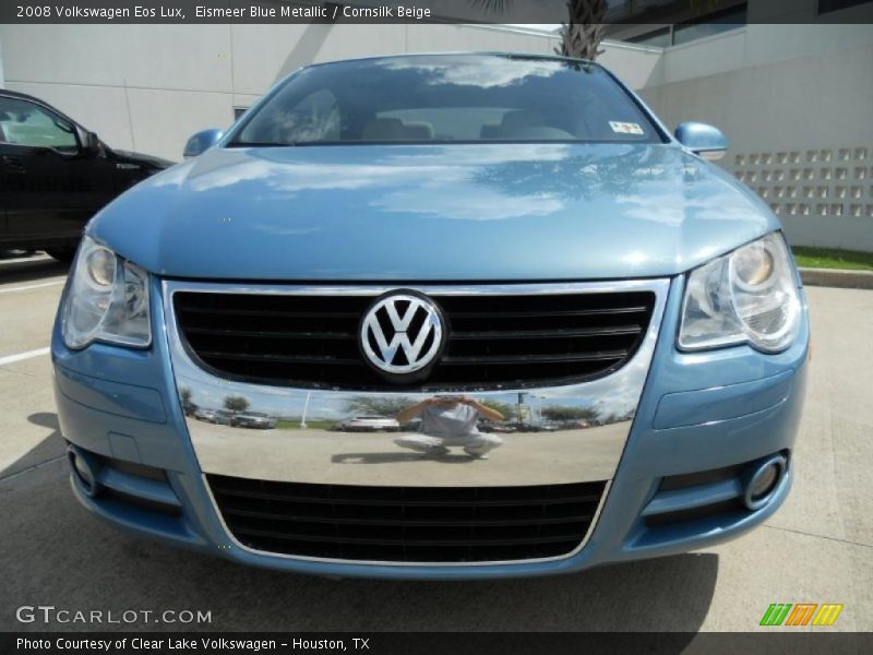 Eismeer Blue Metallic / Cornsilk Beige 2008 Volkswagen Eos Lux